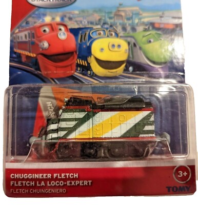 Tomy Chuggington Stack Track High Performance Chuggineer Fletch Figure NEW