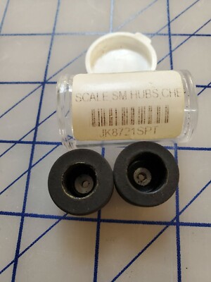 JK 8721SPT 2mm axle x .720 1/32 Scale Small Hubs Treated from Mid-America