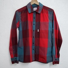 Topo Designs Button Up Plaid Shirt Long Sleeve Women’s Size Medium
