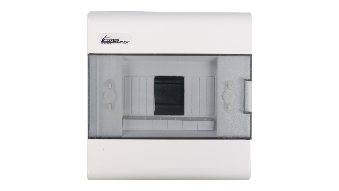 1x6 surface-mounted modular switchboard IP40 SRn-6 1.1 /T2UK
