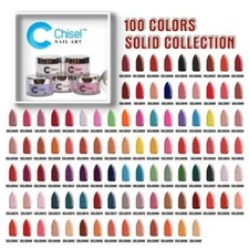 Chisel Dipping/Acrylic Powder - Solid Collection 2oz (From 1 to 100)