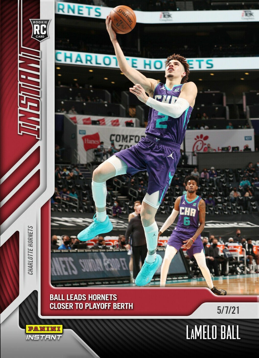 2020-21 Panini Instant NBA Lamelo Ball Rookie RC Red Parallel SP