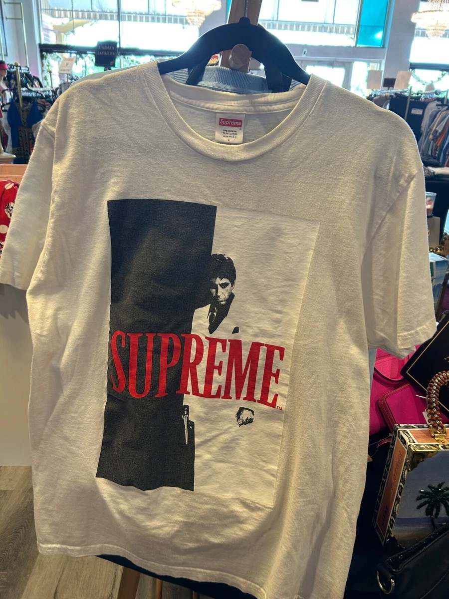 Supreme Scarface Split Tee white