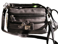 Stone Mountain Genuine Leather  4-in-1 Crossbody Bag/desiged By Homar's Grandson