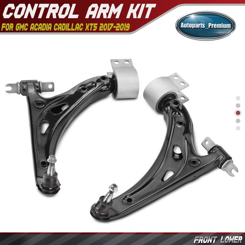 2x Front Left & Right Lower Control Arm with Ball Joint for GMC Acadia