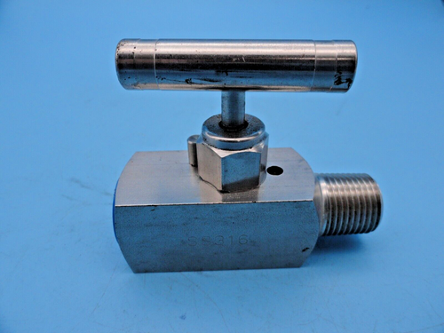 1/2" 6000# MxF 316 STAINLESS NEEDLE VALVE