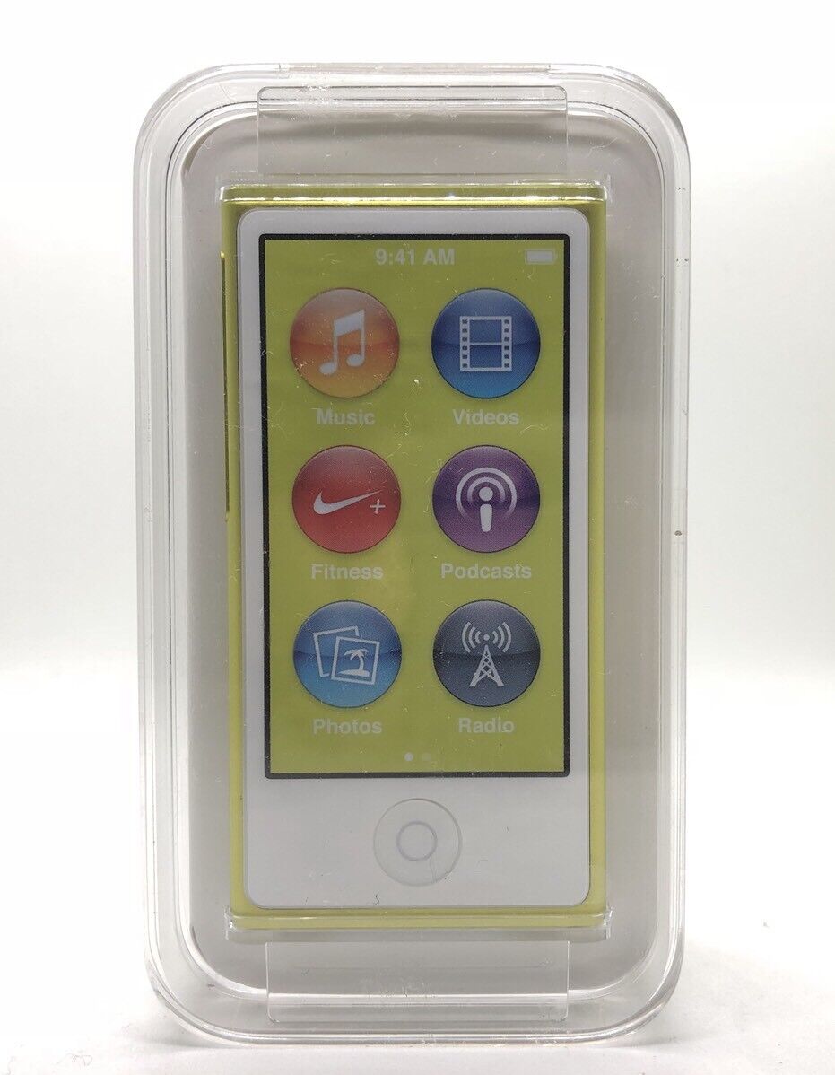 Apple iPod nano 7G 7. Generation Gelb (16GB) yellow neon NEU NEW Factory Sealed