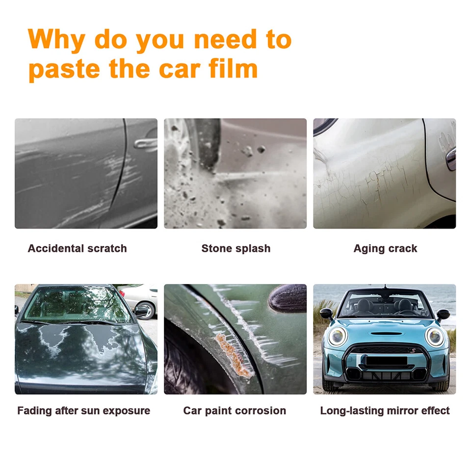 Hood Precut Paint Protection Film Clear Bra PPF For Mini Cooper S F56 2022-2024 - Image 4 of 4