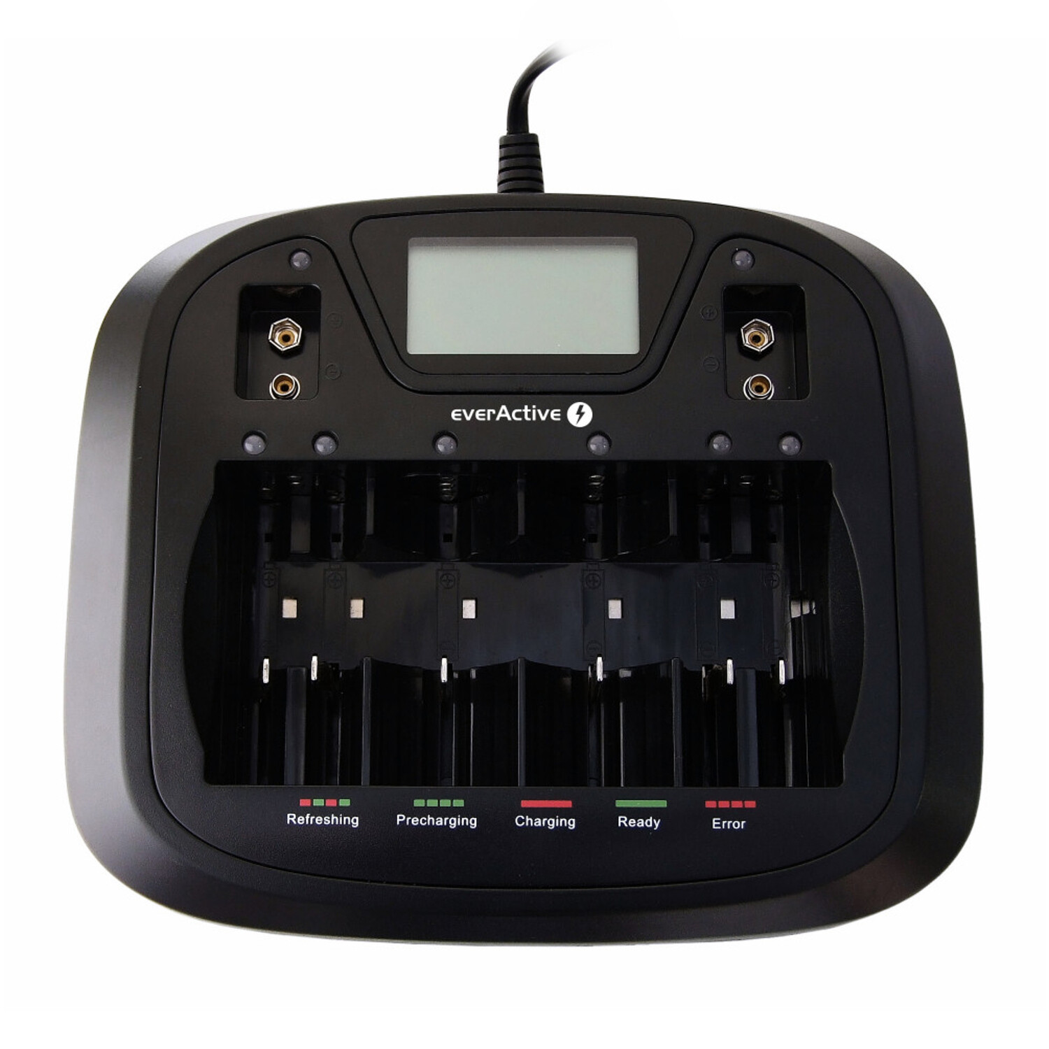 Chargeur universel AA AAA everActive NC-900U pour stopper le gaspillage des piles