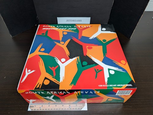 1/200 SOUTH AFRICAN AIRWAYS BOEING 747-300 NDIZANI COLORS ZS-SAJ JC WINGS