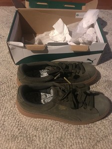 puma trace suede platform