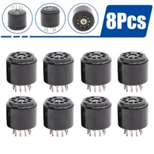 8PCS 9PIN Tube Socket Testing Saver for 12AX7 ECC83 5670 6DJ8 12AU7 DIY HiFi NEW