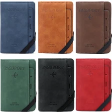 RFID Blocking Passport Vaccine Card Holder Travel Wallet Bag Security Pouch Gift