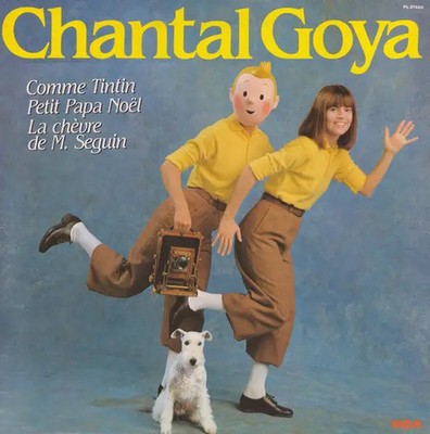 LP Chantal Goya Comme Tintin - Petit Papa Noël - La Chèvre De M. Seguin RCA