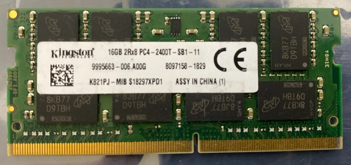 Kingston PC4-19200 (DDR4-2400) Bus Speed Computer RAM 16 GB Total