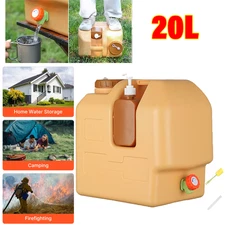 20L Water Container with Spigot & Soap Dispenser Water Tank for Camping Fishing