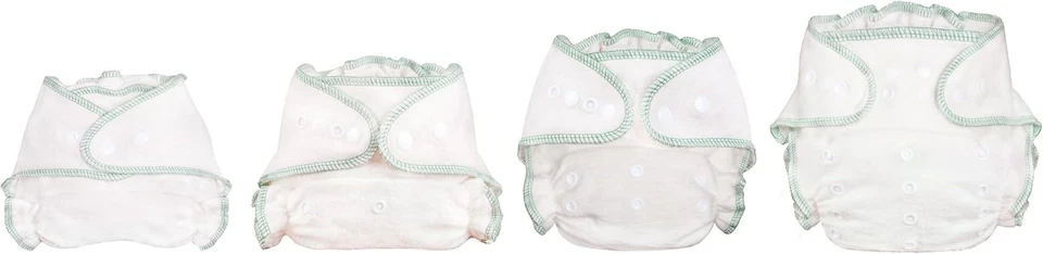 Pañal ajustado Coqui Baby Bel Canto algodón orgánico y cáñamo individual (paquete de 1) Foto 2 de 4