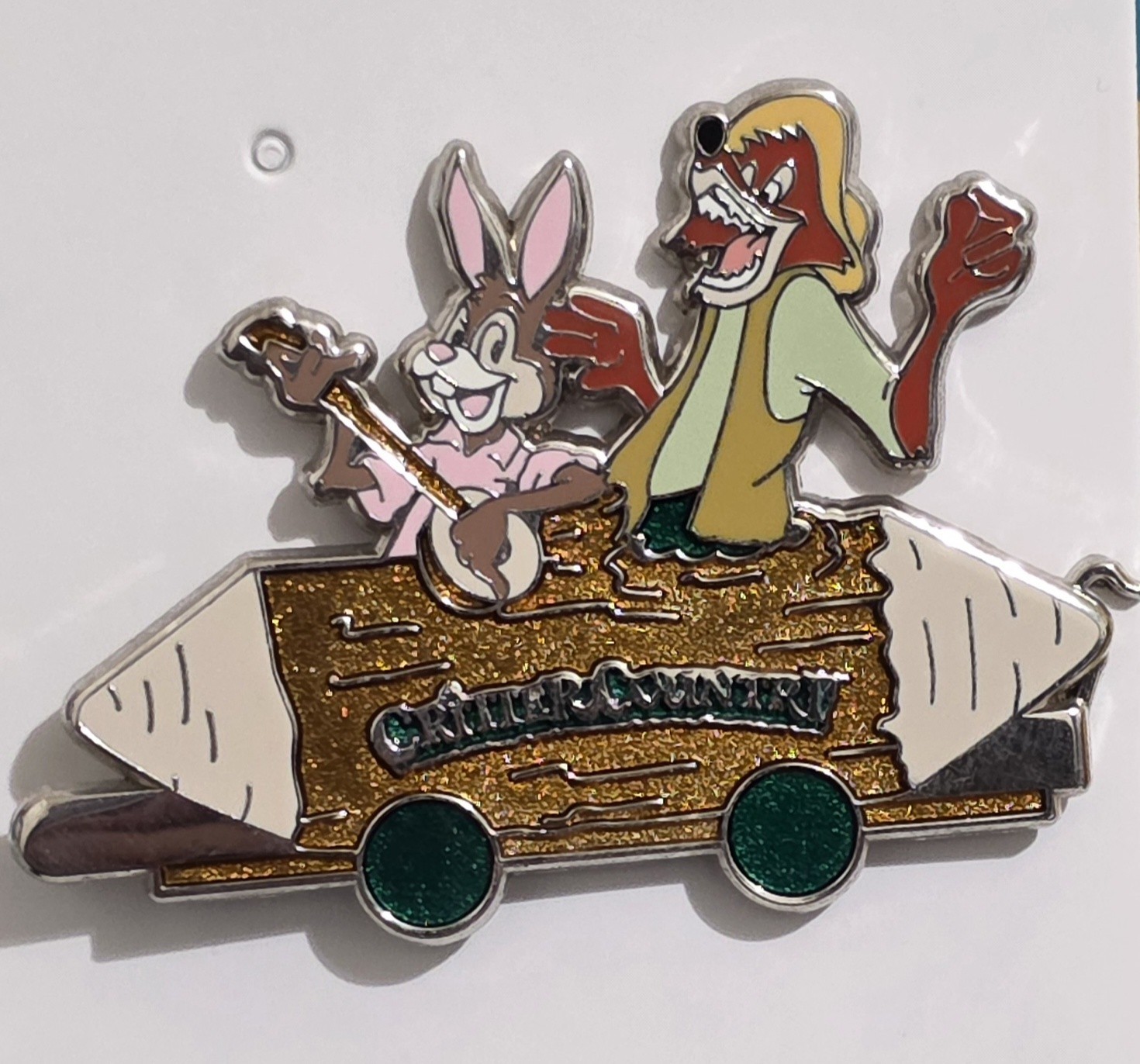 Disney Parks Splash Mountain Critter Country Pin Brer Rabbit Fox Set Of 2