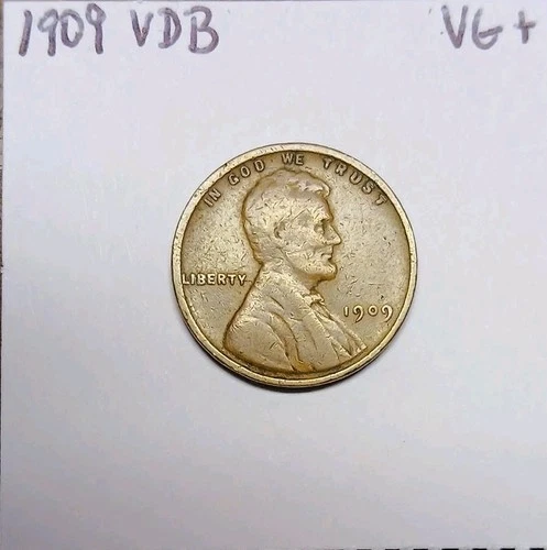 1909 (P) VDB Lincoln Wheat Cent  VG+ Philadelphia Mint