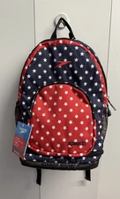 SPEEDO Super Sonic 25L Swim Backpack Red White Blue Stars New
