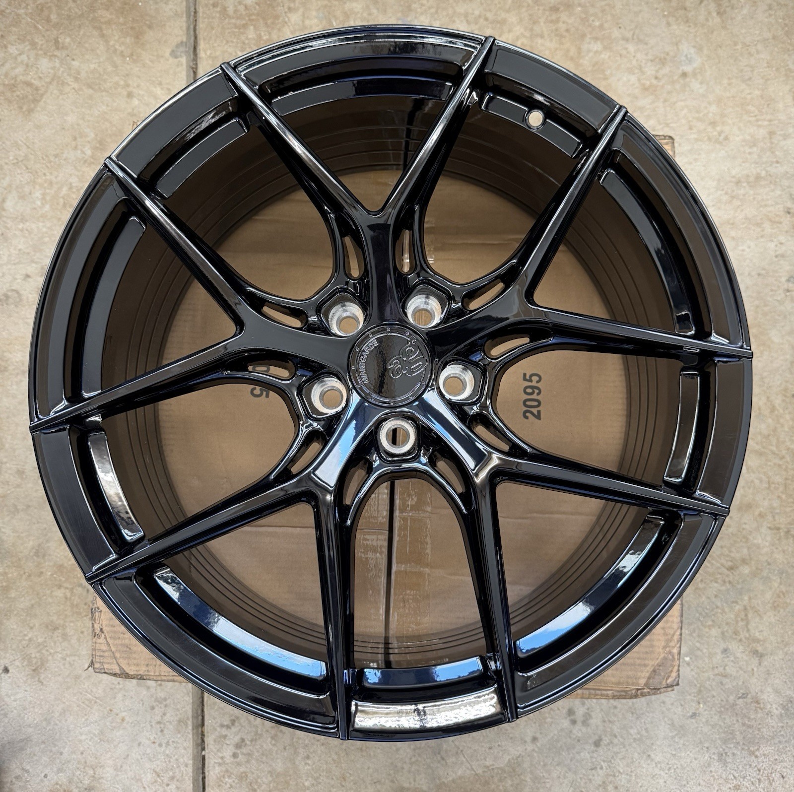 20" Avant Garde M580R Wheel Set fit AUDI R8 R-Forged Black 20x9 20x11 OPEN BOX