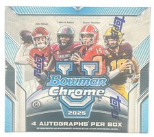 2025 Bowman University Chrome Football Jumbo Box #IIA