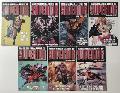Marvel Icon  SUPERIOR #1-7  Complete Run  2010  Mark Millar / Leinil Francis Yu