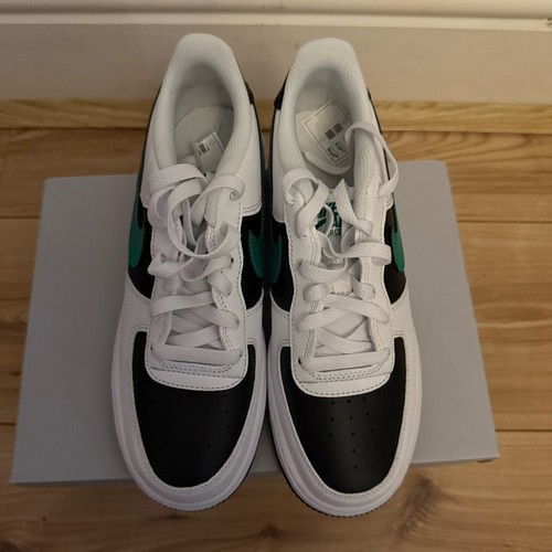 Nike Air Force 1 GS "White/Stadium Green/Black" - Größe UK5,5 - Bild 4 von 6