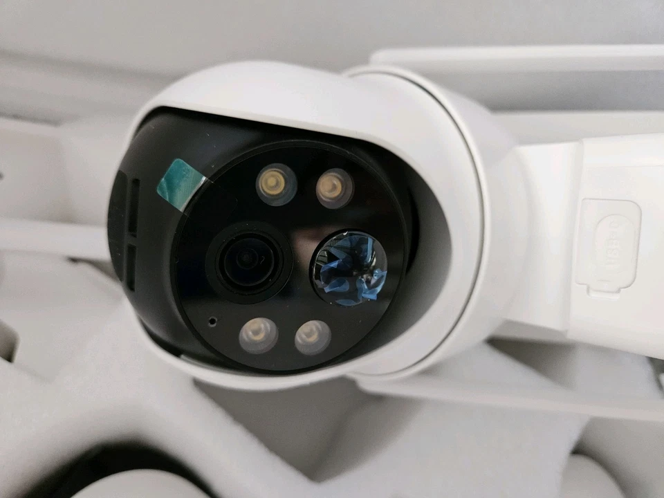 Security Cameras Outdoor Wireless, 4 Cam Kit, Solar Powered.360 Pan NEW(Open Box - Image 3 of 4