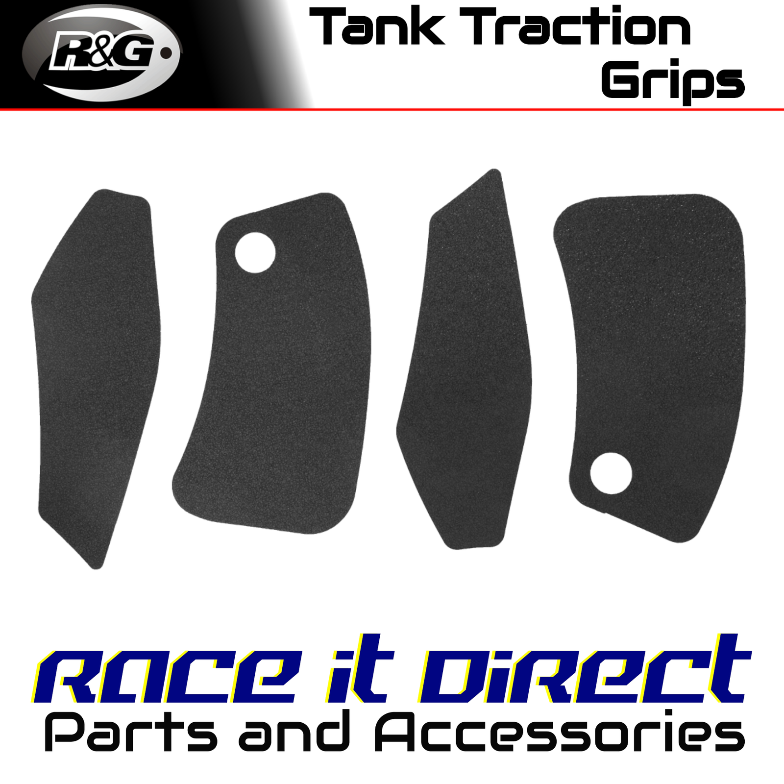 Tank Traction Grips for Kawasaki Z1000 2014-2018 R&G