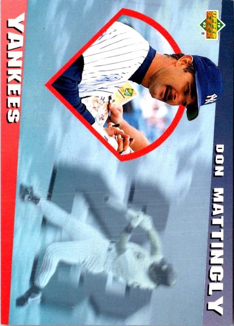 1993 Upper Deck Diamond Gallery Don Mattingly #28 New York Yankees Baseball Card