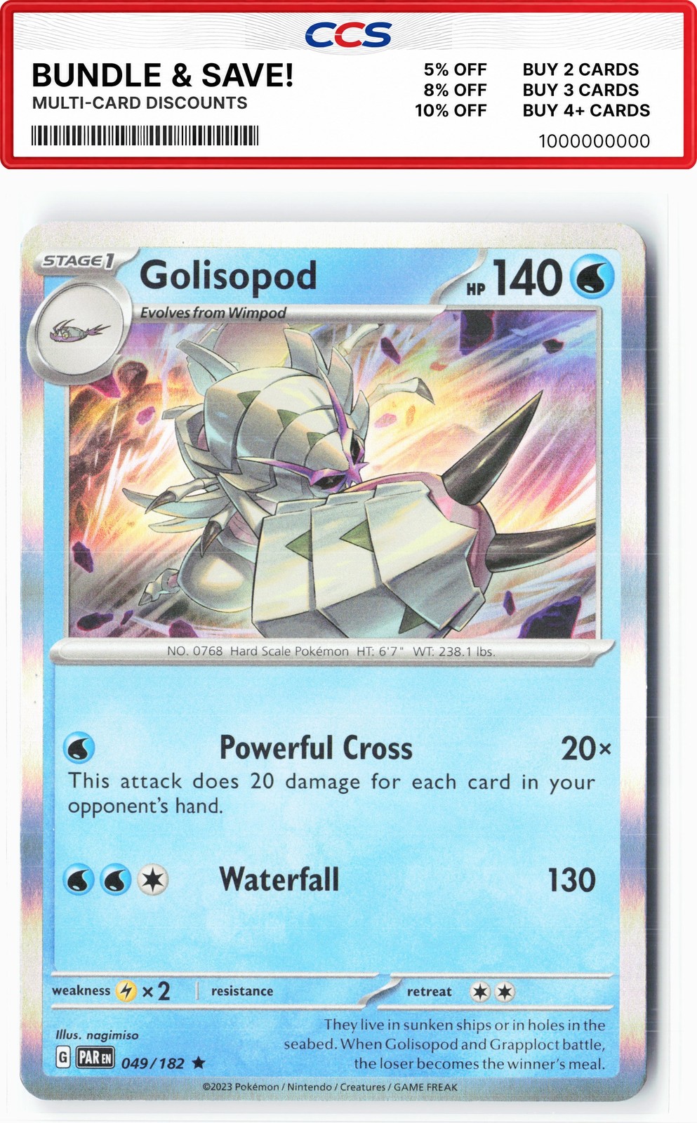 Golisopod 049/182 SV04: Paradox Rift