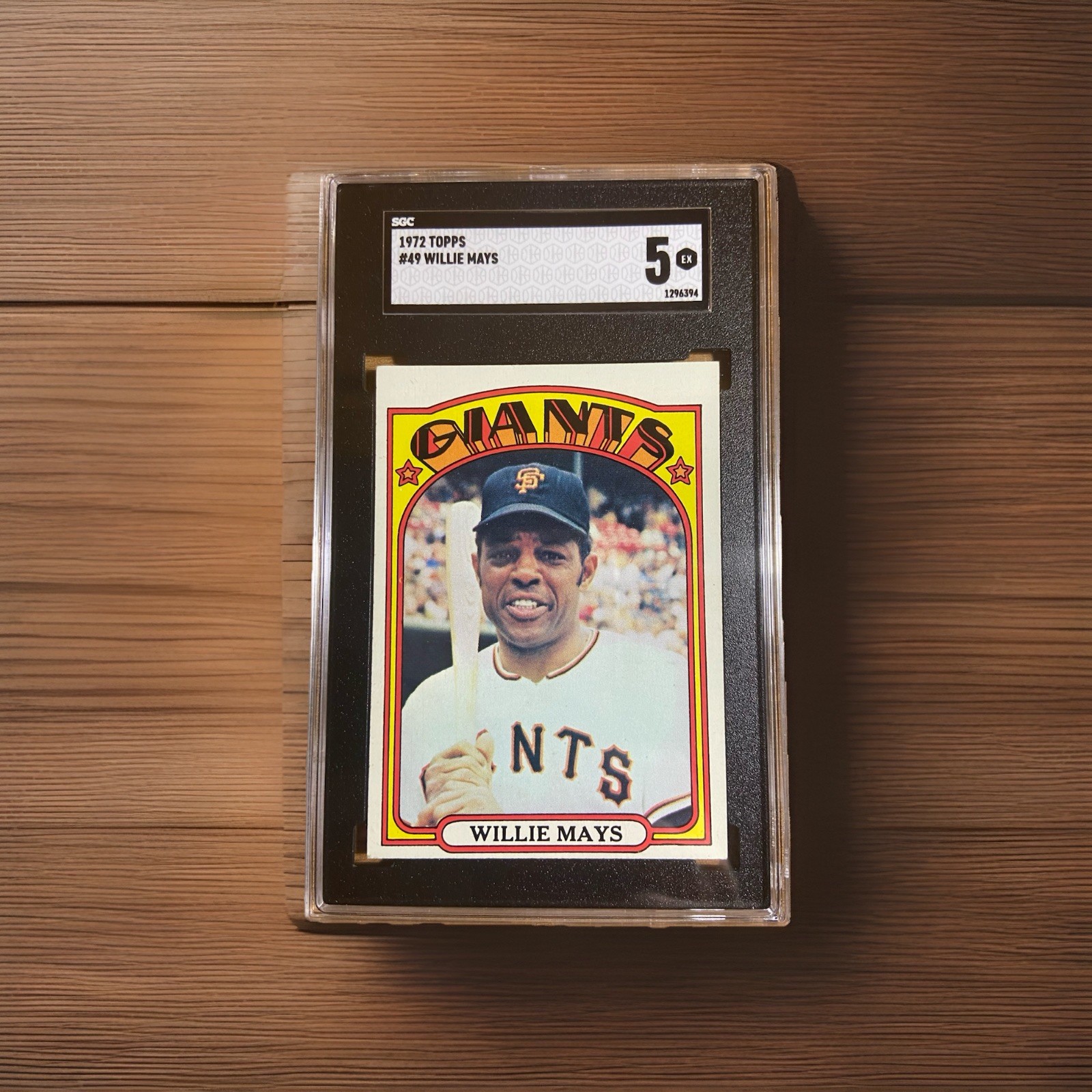 1972 Topps #49 Willie Mays SGC 5 EX