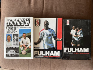 Fulham FC Football Club 3 x hardback yearbooks