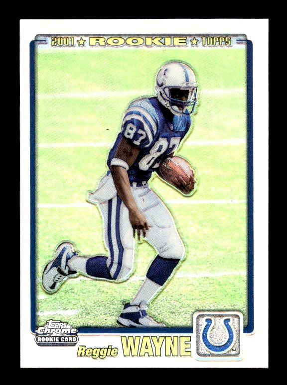 2001 Topps Chrome #250 Reggie Wayne Refractors #/999