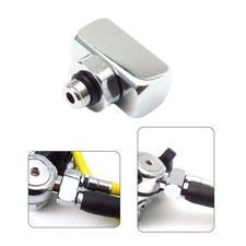 Scuba Diving Dive Regulator Adapter Scuba LP Hose Splitter Diving 3/8-24 Male to