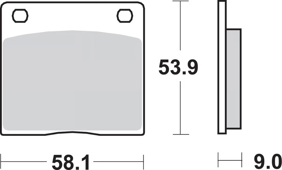  SBS HF Ceramic Brake Pads 512HF 1722-0738 - Image 2 of 4