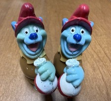 x2 Vintage Disney Gummi Bears Cartoon Mini Figure Kelloggs Cereal Tummi