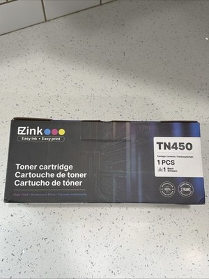 EZ Ink TN450 Compatible Premium Toner Cartridge Black For Brother Printers NEW