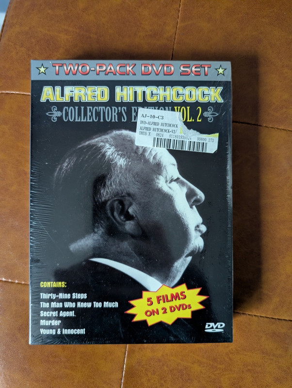 Alfred Hitchcock Collector's Edition Volume 2 DVD set FACTORY SEALED