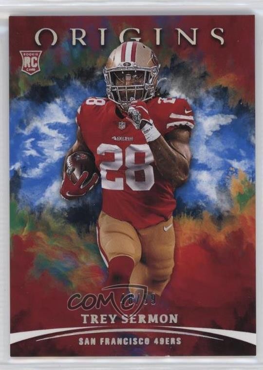 2021 Panini Origins Rookie Blue 48/99 Trey Sermon #129 Rookie RC 07rd
