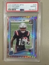2025 Donruss Optic Kyle Williams Rated Rookie 100 Emoji PSA 10