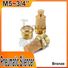 Pneumatic Silencer Sintered Bronze Silencer Pneumatic Air Muffler BSP Thread