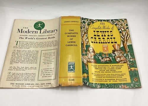 Complete Works of LEWIS CARROLL, MODERN LIBRARY with Dust Jacket - Foto 14 di 15