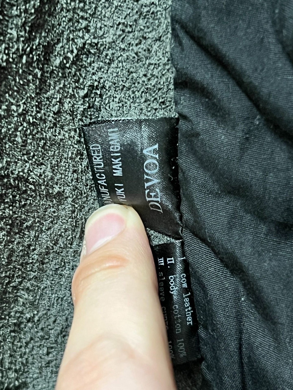 early ergonomic leather jacket by Devoa - image 7