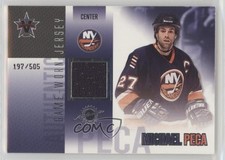2002-03 Pacific Vanguard Game-Worn Jerseys 197/505 Michael Peca #28 0r6j