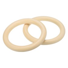 2 Pcs 120 Mm/4.7 Inch Wooden Ring for Crafting, Wood Ring without Paint