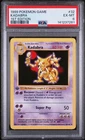 1999 POKEMON BASE SET 1ST EDITION #32 KADABRA PSA 6