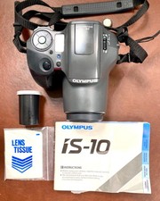 Nice OLYMPUS IS-10 w/28-110 4X ZOOM, CASE, CAP and roll of film..
