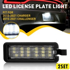 2x Led License Plate Tag Light 12v For Dodge Charger Challenger Chrysler 300 Exv